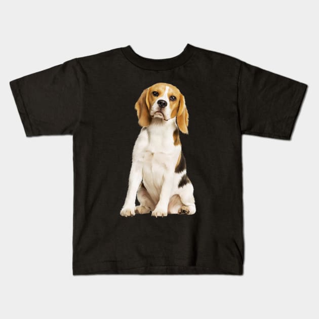 Beagle Dog, Love Beagle Dogs Kids T-Shirt by dukito